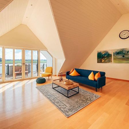 Rheinloft 3 - Grosse Giebelwohnung Mit Dachterrassen An Der Rheinpromenade Emmerich Luaran gambar