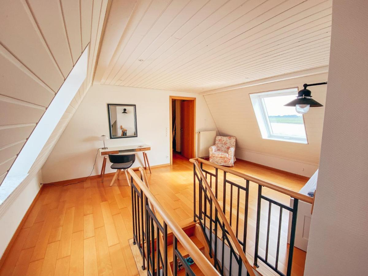 Rheinloft 3 - Grosse Giebelwohnung Mit Dachterrassen An Der Rheinpromenade Emmerich Luaran gambar