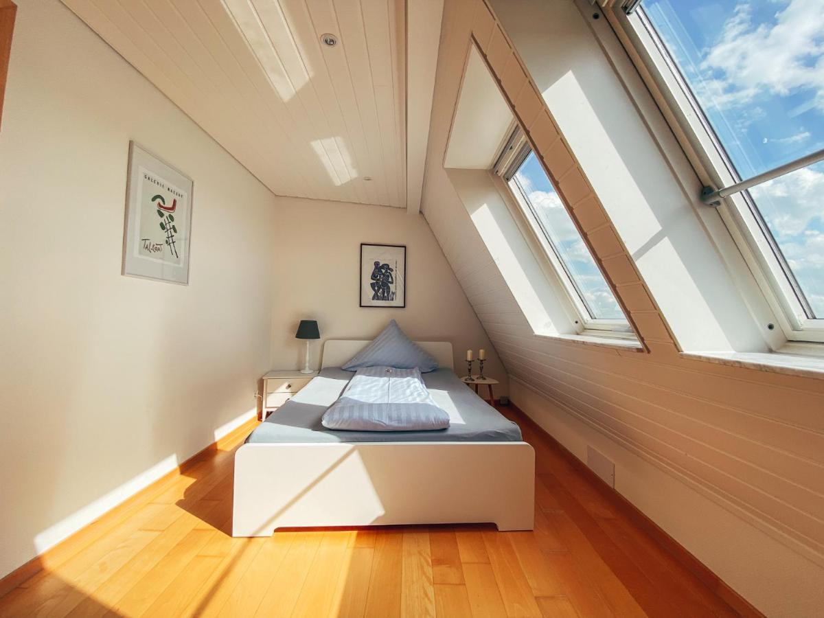 Rheinloft 3 - Grosse Giebelwohnung Mit Dachterrassen An Der Rheinpromenade Emmerich Luaran gambar