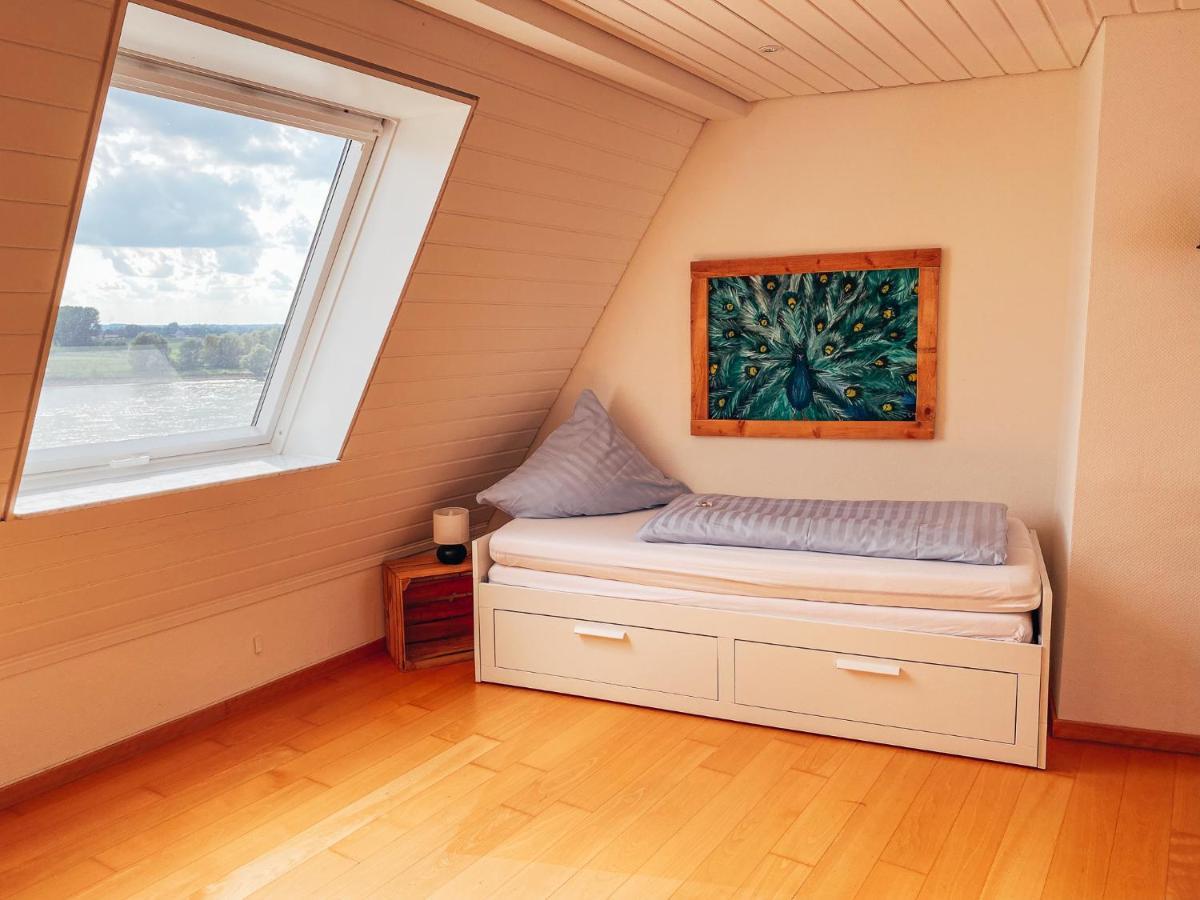 Rheinloft 3 - Grosse Giebelwohnung Mit Dachterrassen An Der Rheinpromenade Emmerich Luaran gambar