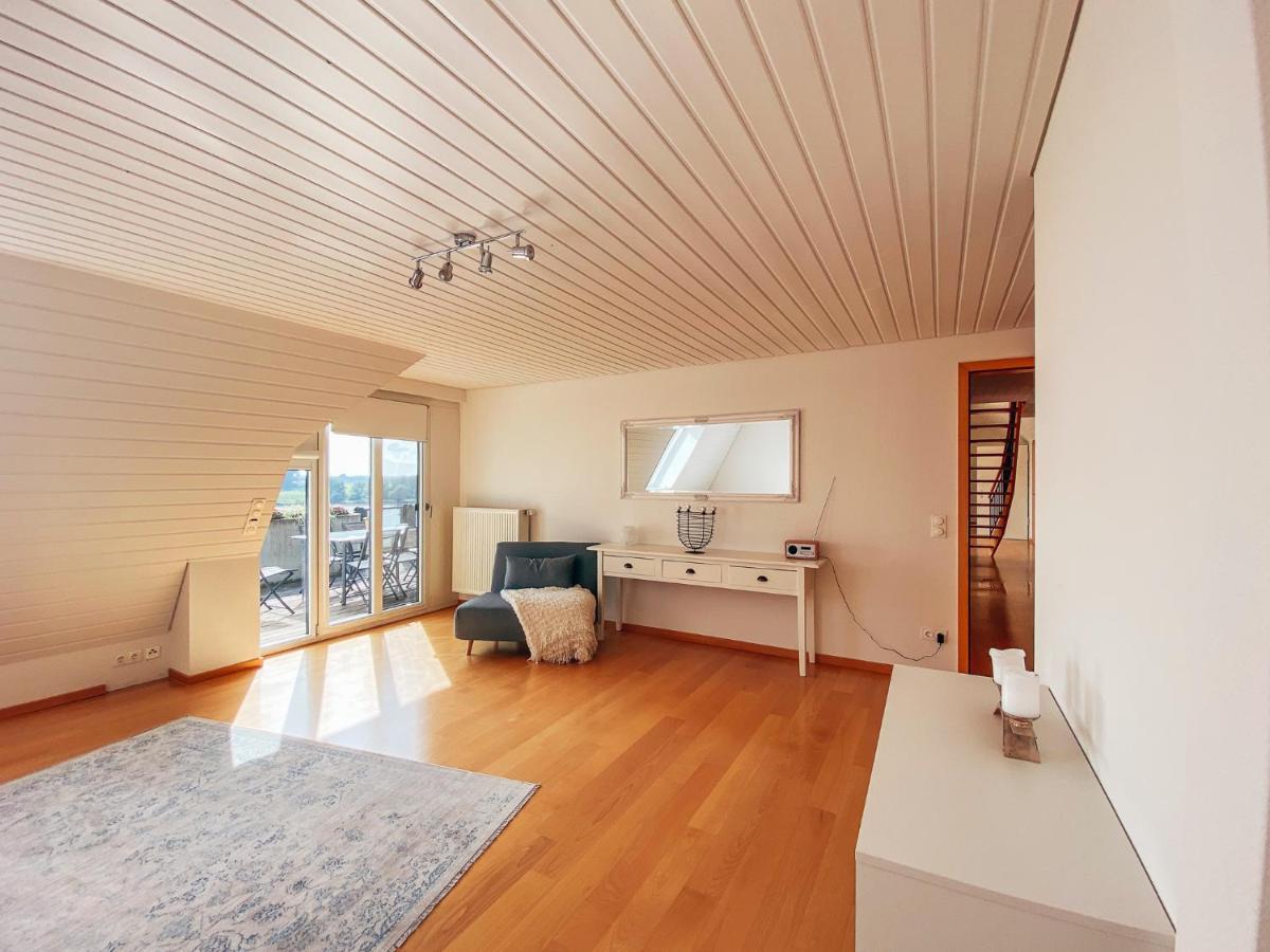 Rheinloft 3 - Grosse Giebelwohnung Mit Dachterrassen An Der Rheinpromenade Emmerich Luaran gambar